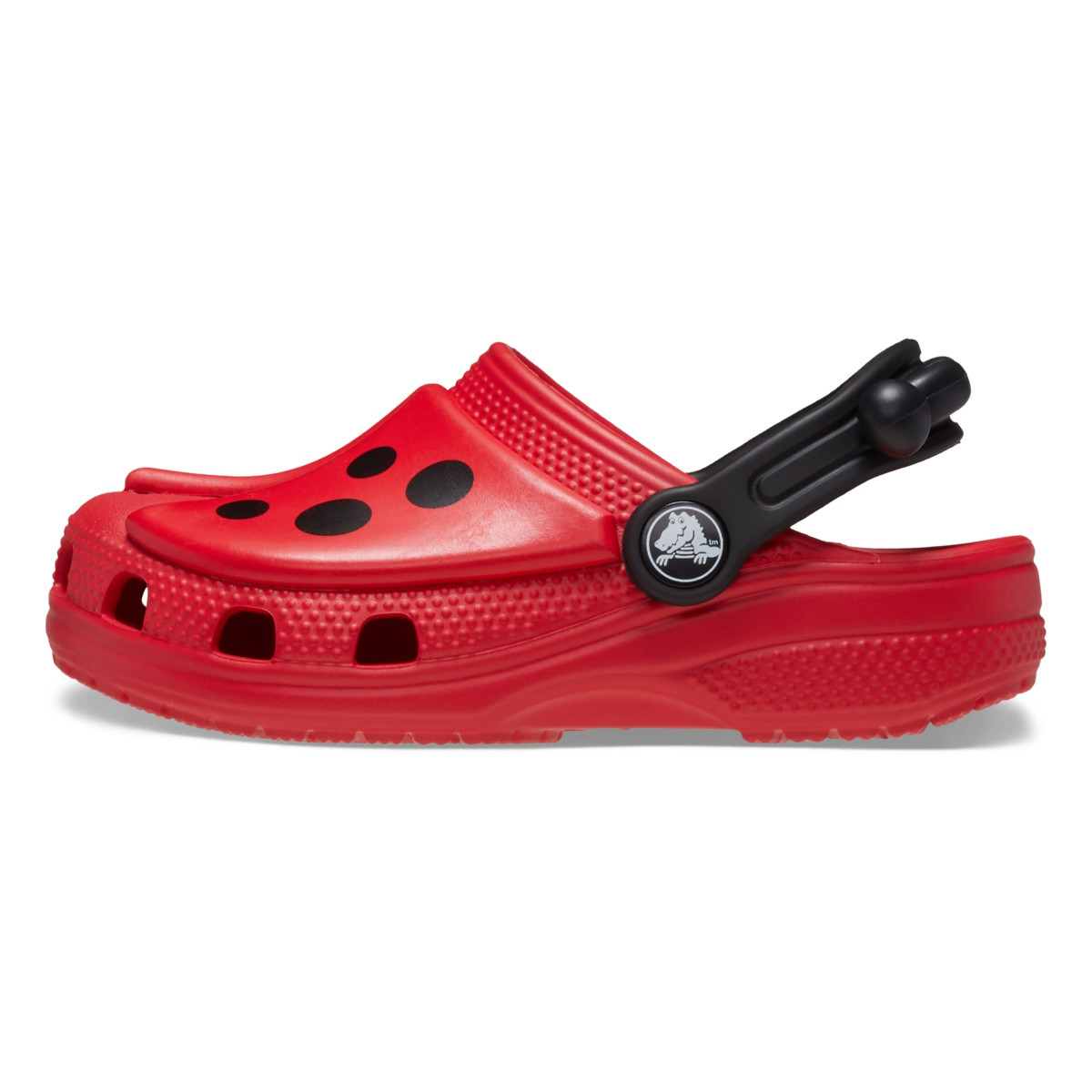 Saboti Crocs Classic Toddler IAM Ladybug Clog Rosu - Varsity Red/Black - 2 | YEO