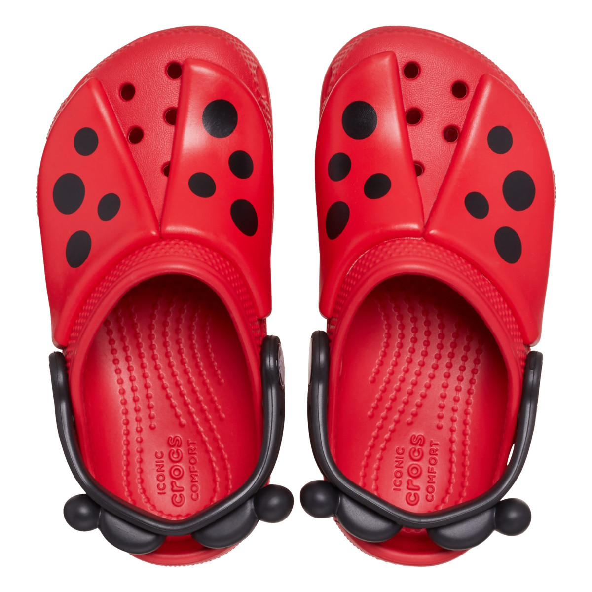 Saboti Crocs Classic Toddler IAM Ladybug Clog Rosu - Varsity Red/Black - 4 | YEO