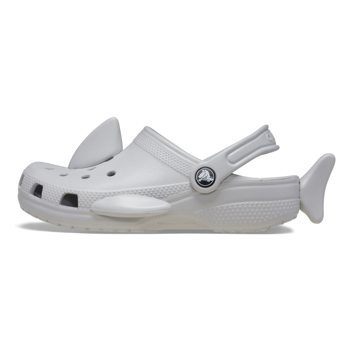Saboti Crocs Classic Toddler IAM Shark Clog Gri - Atmosphere - 2 | YEO