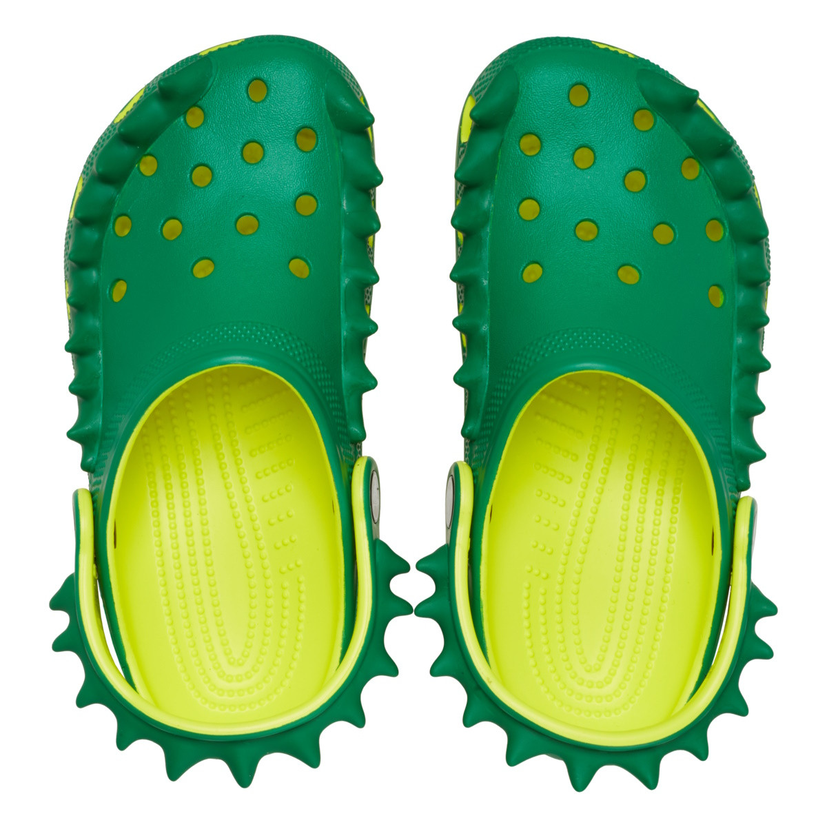 Saboti Crocs Classic Spikes Clog Kids Verde - Acidity/Green Ivy - 4 | YEO