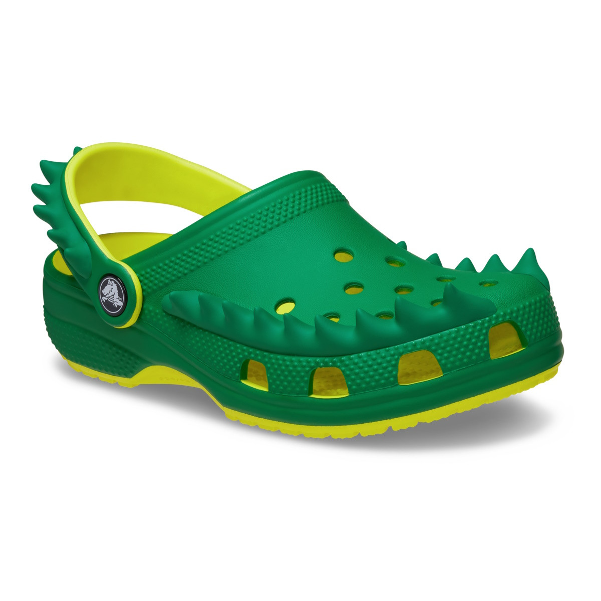 Saboti Crocs Classic Spikes Clog Kids Verde - Acidity/Green Ivy - 1 | YEO