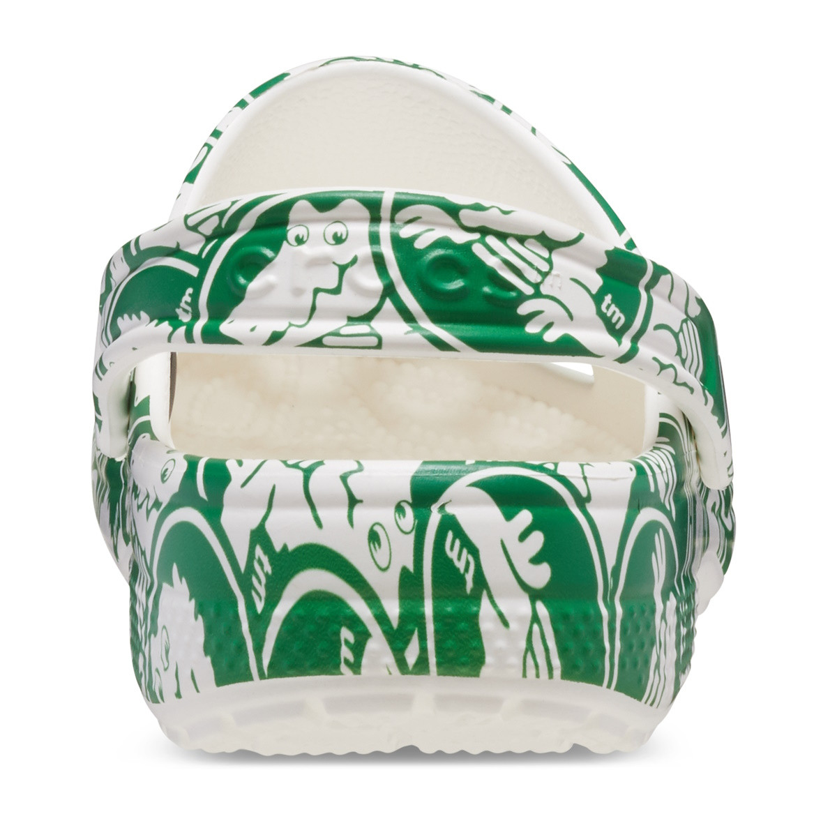 Saboti Crocs Classic Toddler Duke Print Clog Verde - Ivy Green - 5 | YEO