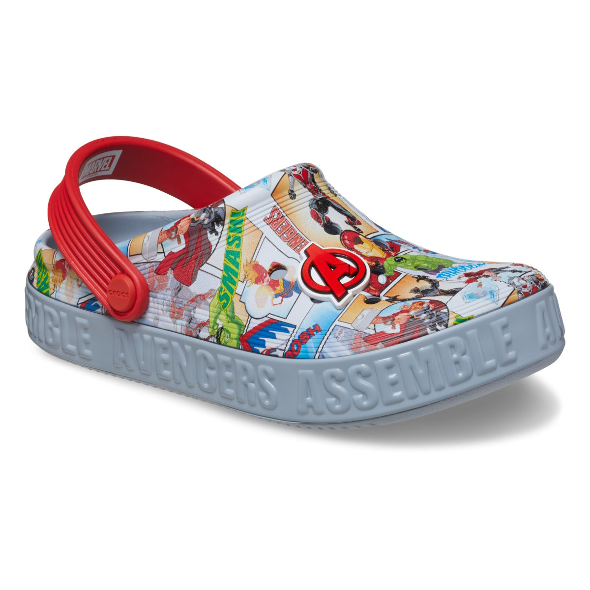Saboti Crocs Avengers Off Court Clog Kids Gri - Blue Grey - 2 | YEO