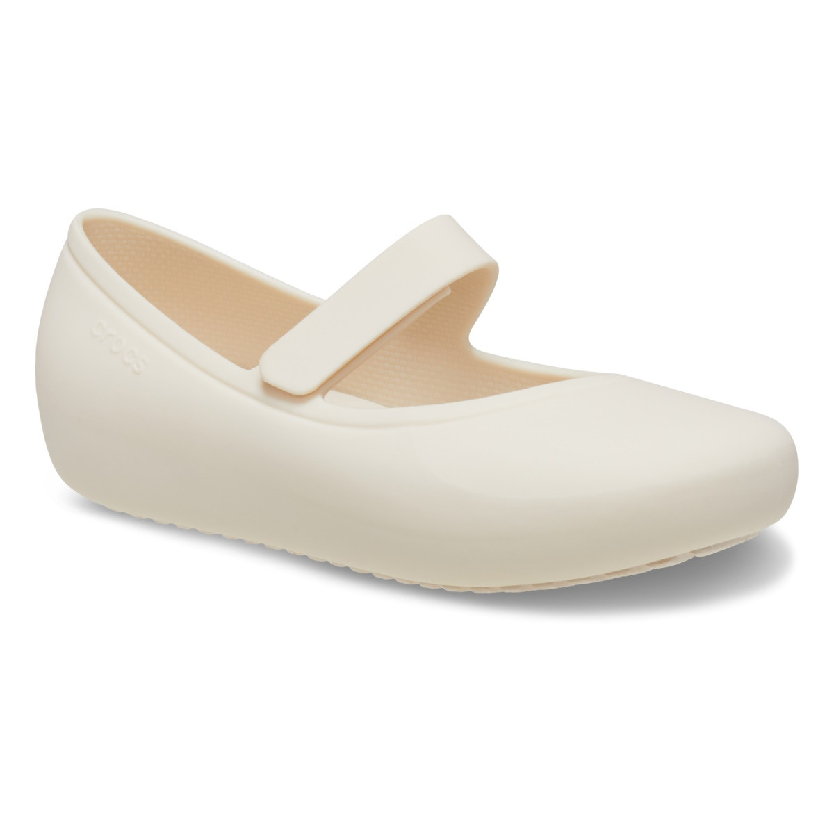 Balerini Crocs Toddler Brooklyn Mary Jane Flat Bej - Stucco - 1 | YEO