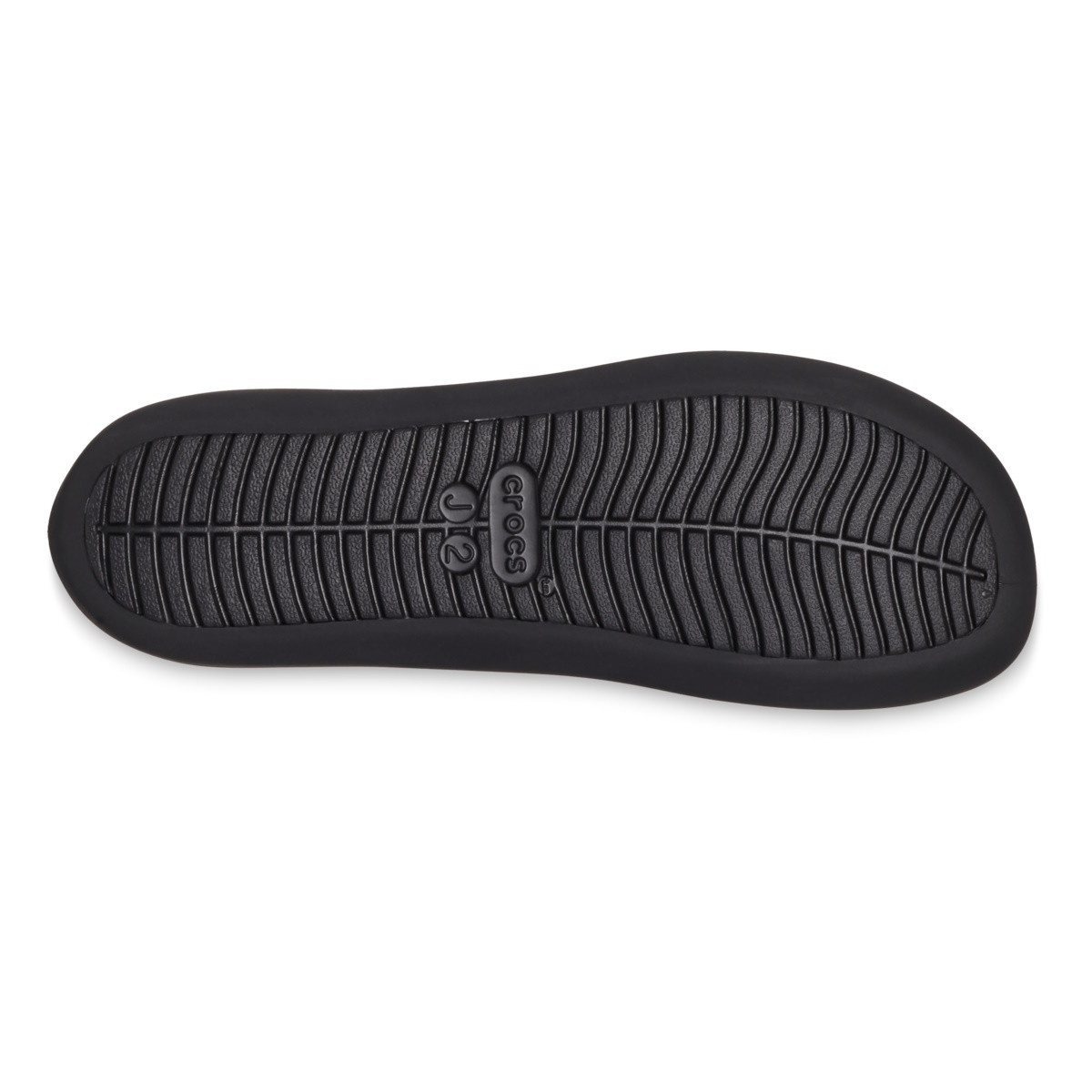 Balerini Crocs Brooklyn Flat Kids Negru - Black