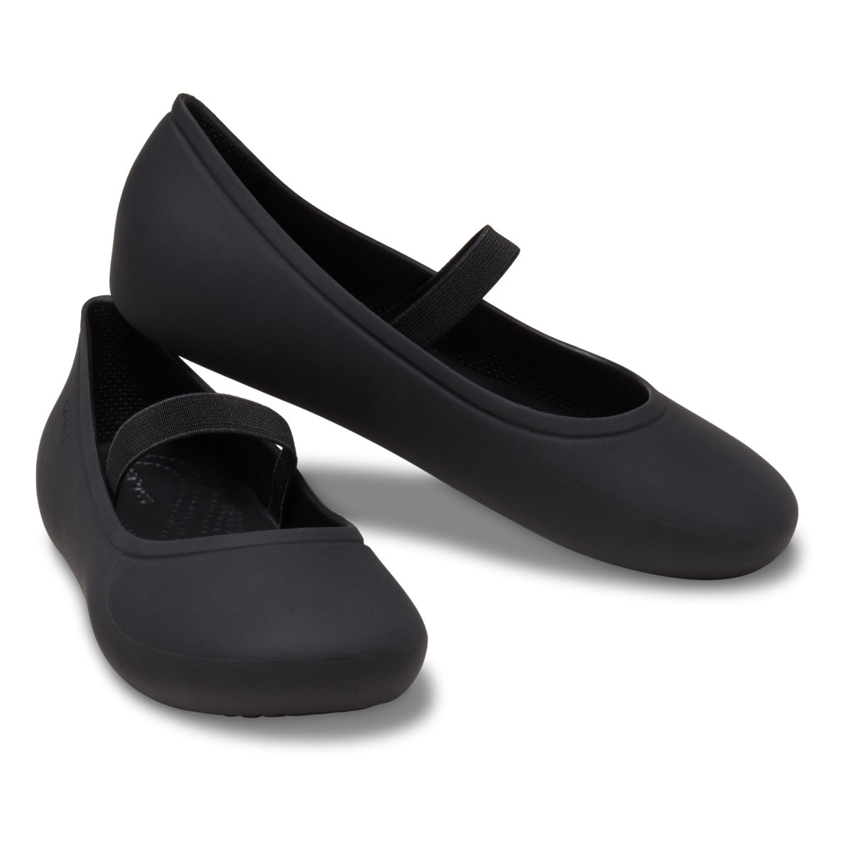 Balerini Crocs Brooklyn Flat Kids Negru - Black - 3 | YEO