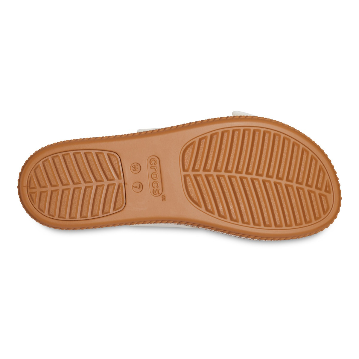 Papuci Crocs Brooklyn Woven Buckle Alb - Chalk