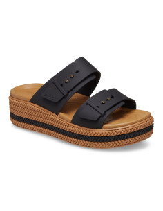 Papuci Crocs Brooklyn Woven... Negru - Black 2