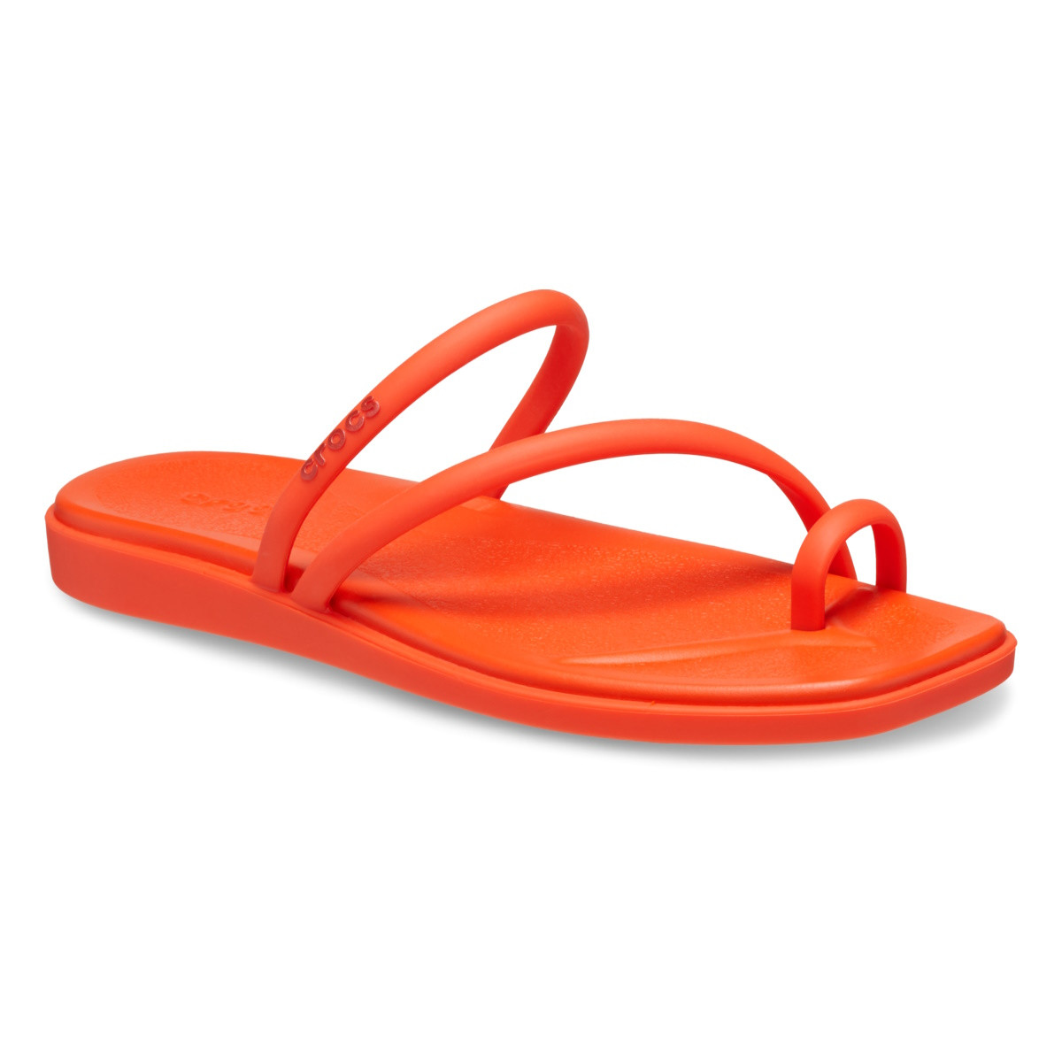 Sandale Crocs Miami Toe Loop Sandal Rosu - Lava - 1 | YEO