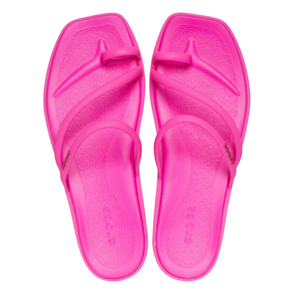 Sandale Crocs Miami Toe Loop Sandal Roz - Pink Crush - 4 | YEO