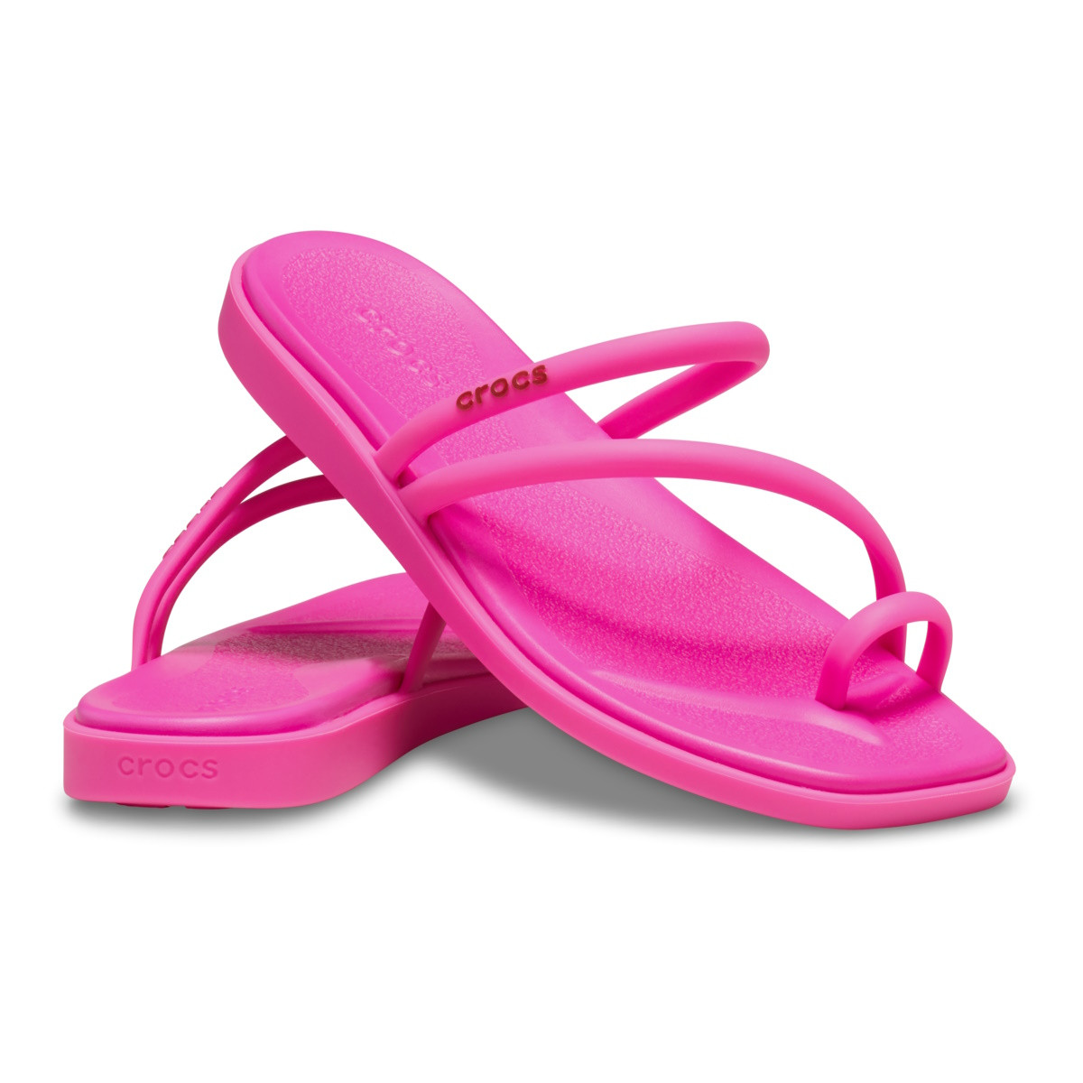Sandale Crocs Miami Toe Loop Sandal Roz - Pink Crush - 3 | YEO
