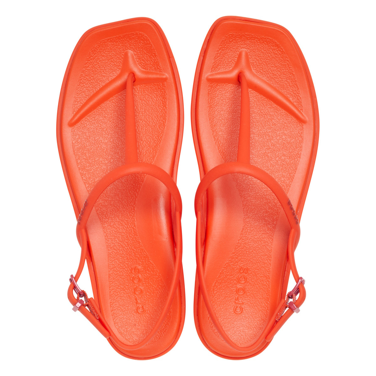 Sandale Crocs Miami Thong Flip Rosu - Lava - 4 | YEO