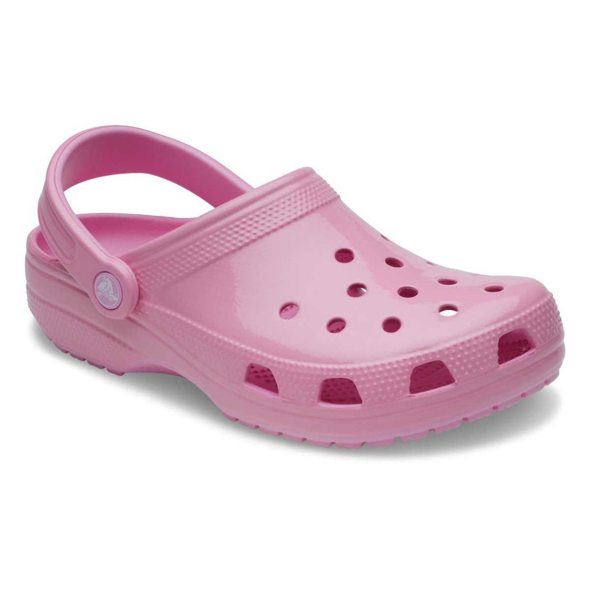 Saboti Crocs Classic High Shine Clog Roz - Pink Tweed - 1 | YEO