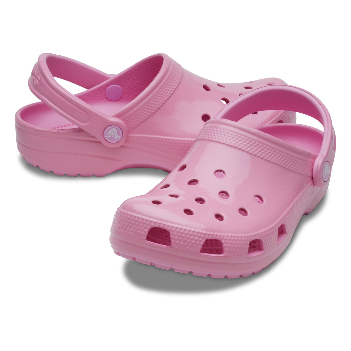 Saboti Crocs Classic High Shine Clog Roz - Pink Tweed - 3 | YEO