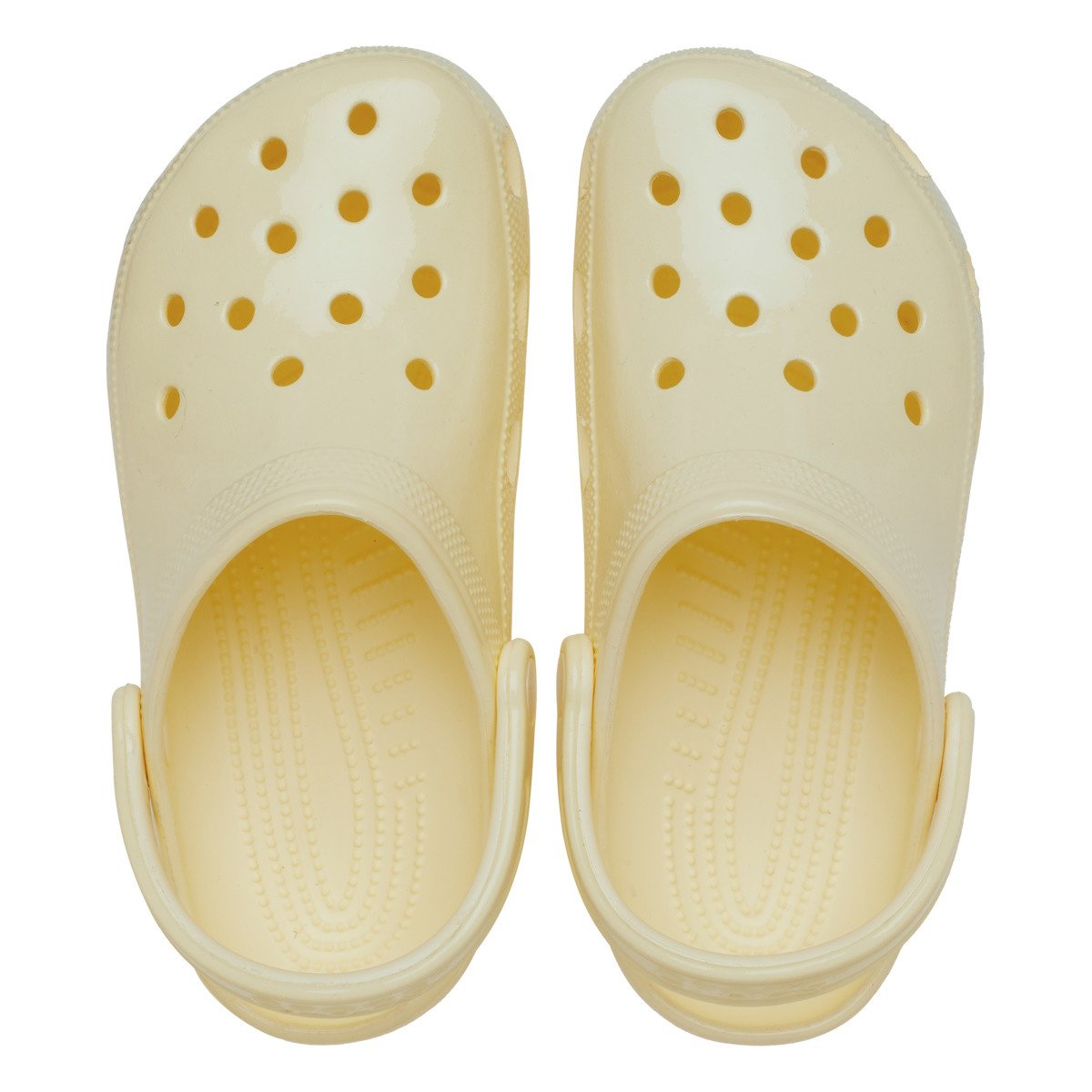 Saboti Crocs Classic High Shine Clog Galben - Buttercream - 3 | YEO