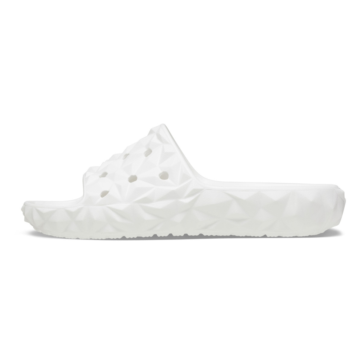 Papuci Crocs Classic Geometric Slide v2 Alb - White - 2 | YEO