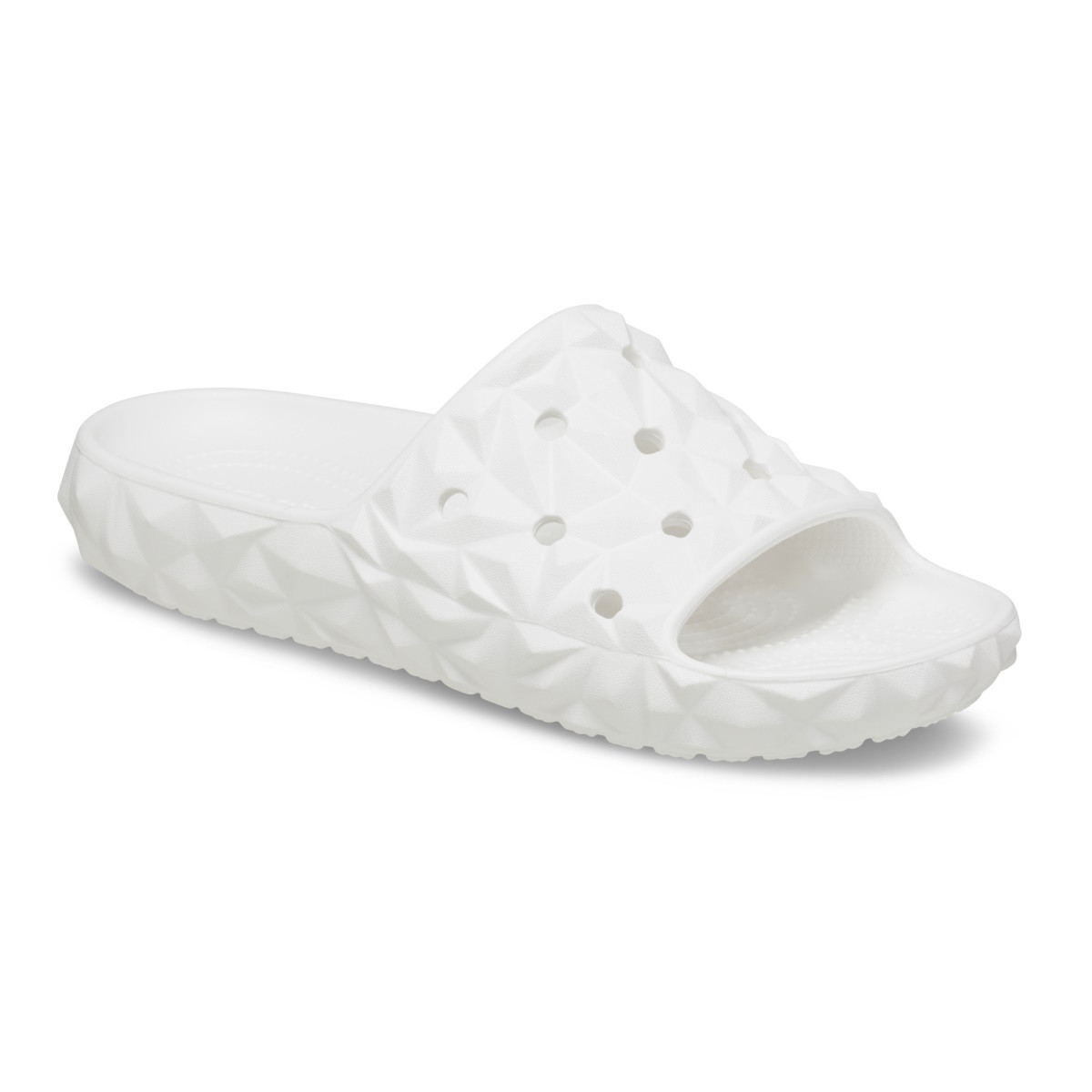 Papuci Crocs Classic Geometric Slide v2 Alb - White - 1 | YEO