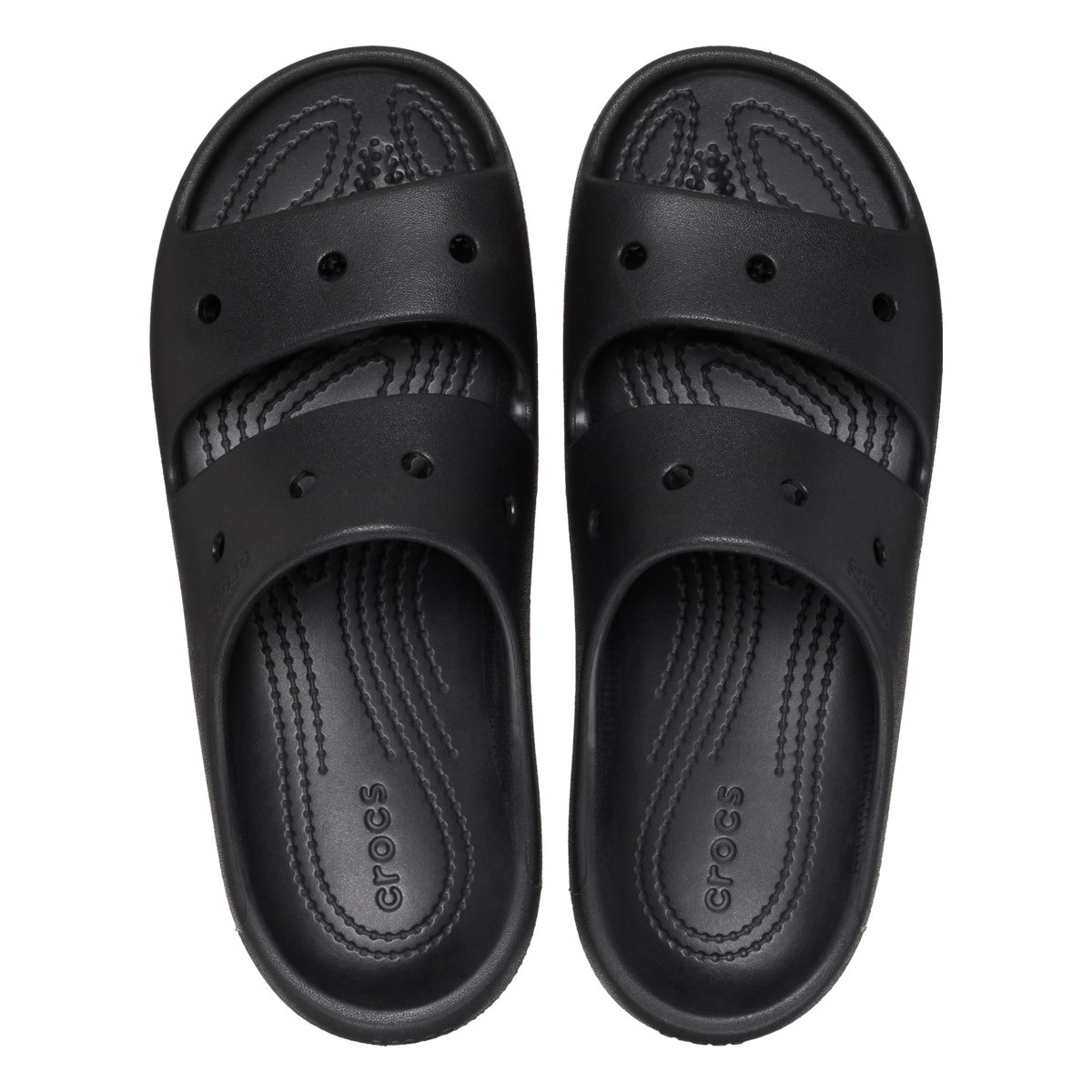 Sandale Crocs Classic Sandal v2 Negru - Black - 4 | YEO