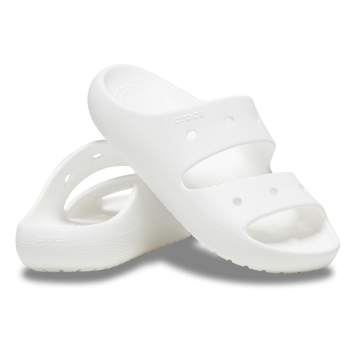 Sandale Crocs Classic Sandal v2 Alb - White - 3 | YEO