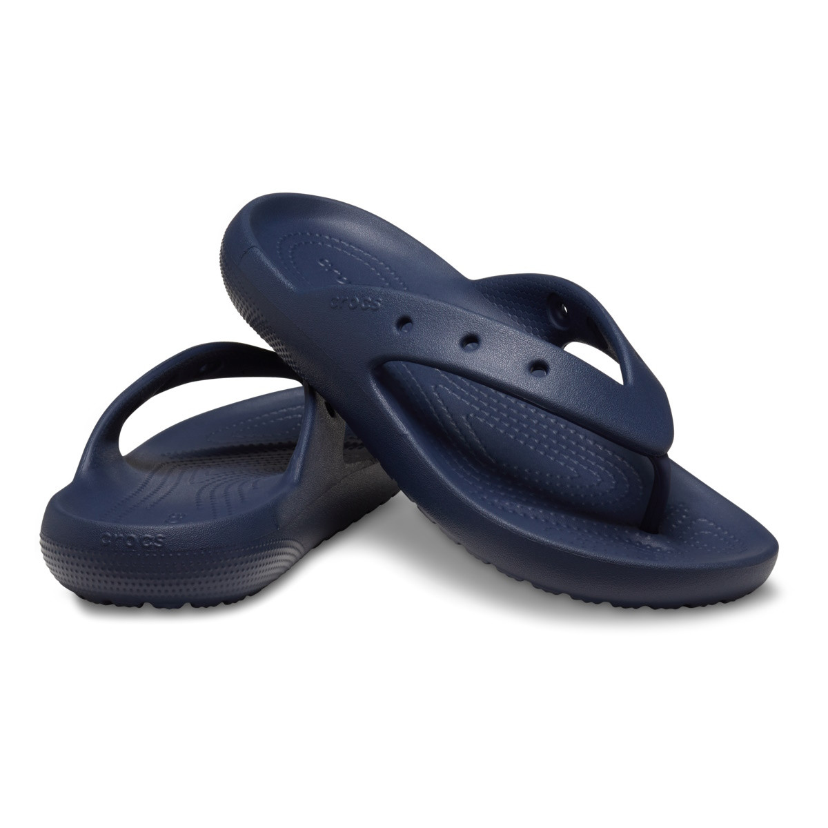 Slapi Crocs Classic Flip V2 Albastru - Navy - 3 | YEO