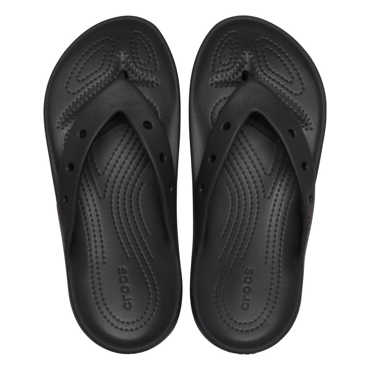 Slapi Crocs Classic Flip V2 Negru - Black - 4 | YEO