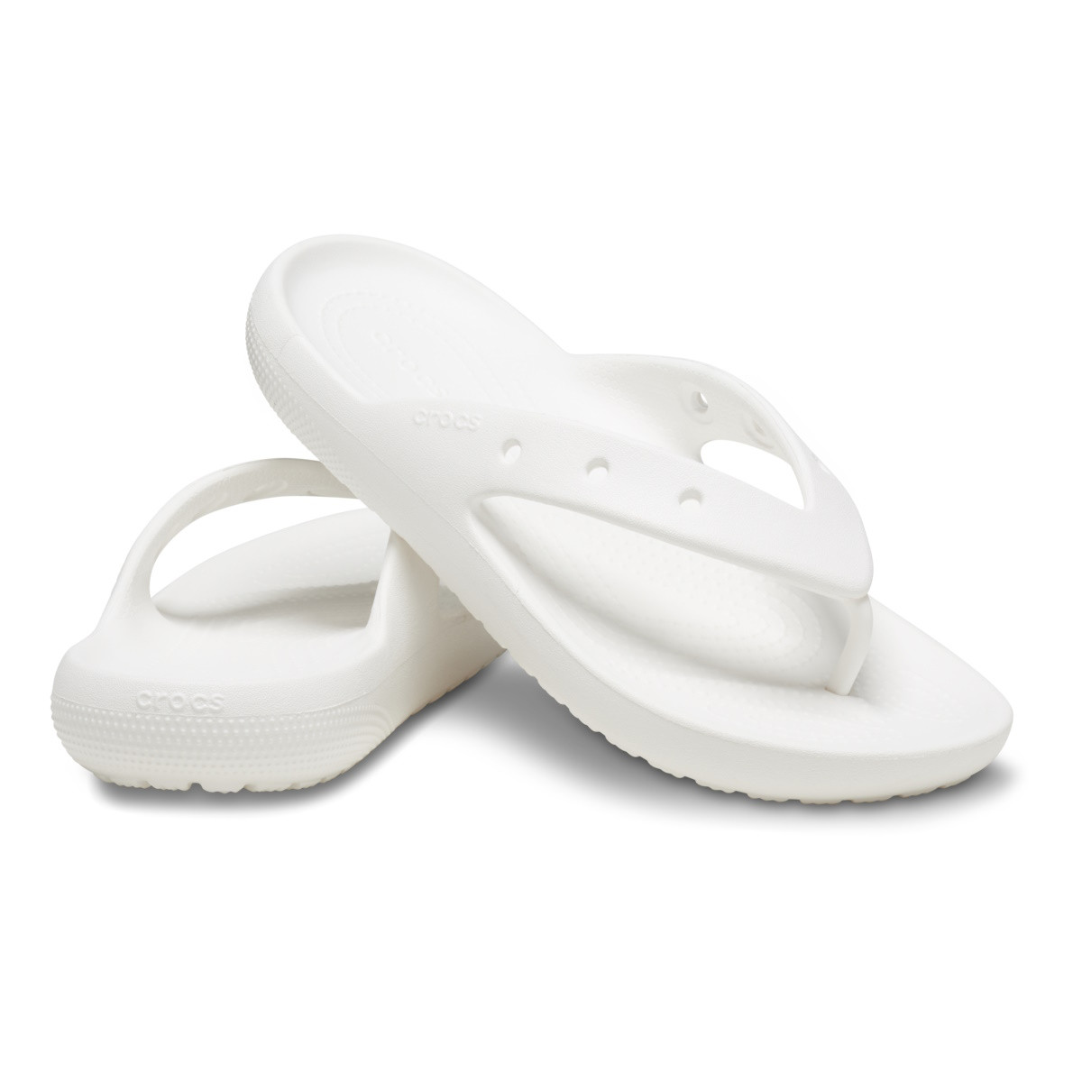 Slapi Crocs Classic Flip V2 Alb - White - 3 | YEO