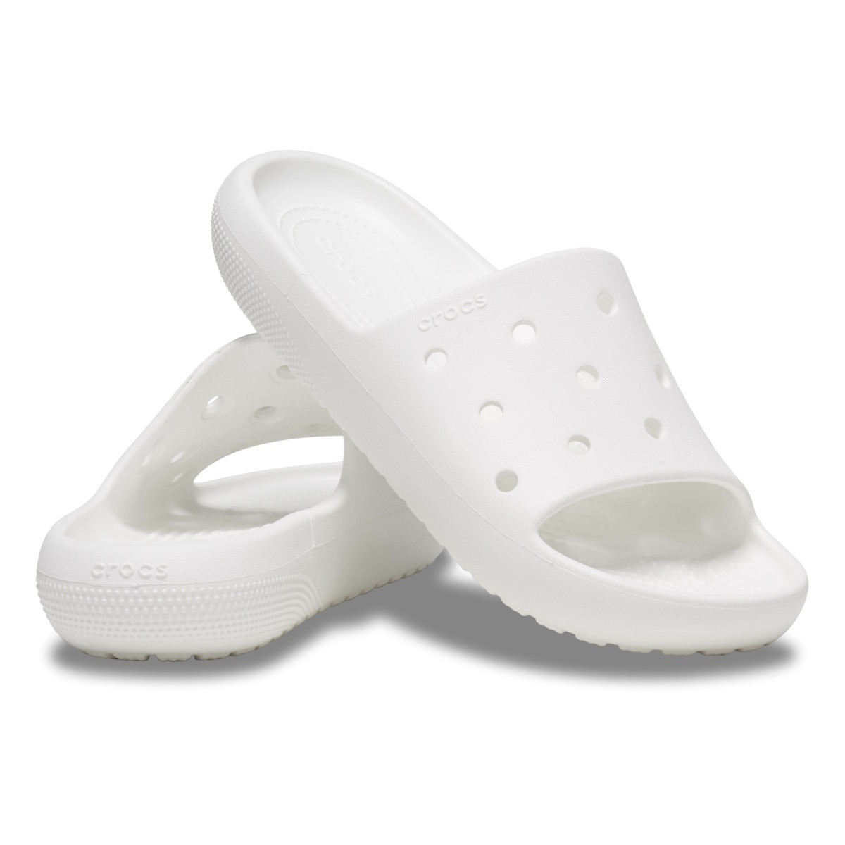Papuci Crocs Classic Slide V2 Alb - White - 3 | YEO