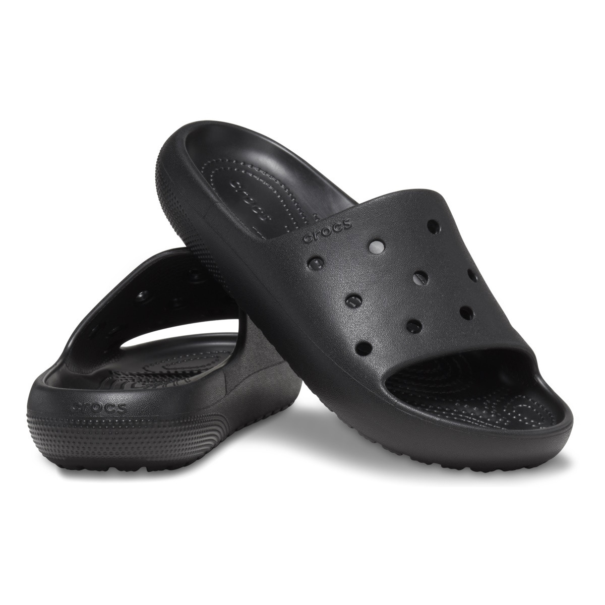 Papuci Crocs Classic Slide V2 Negru - Black - 3 | YEO