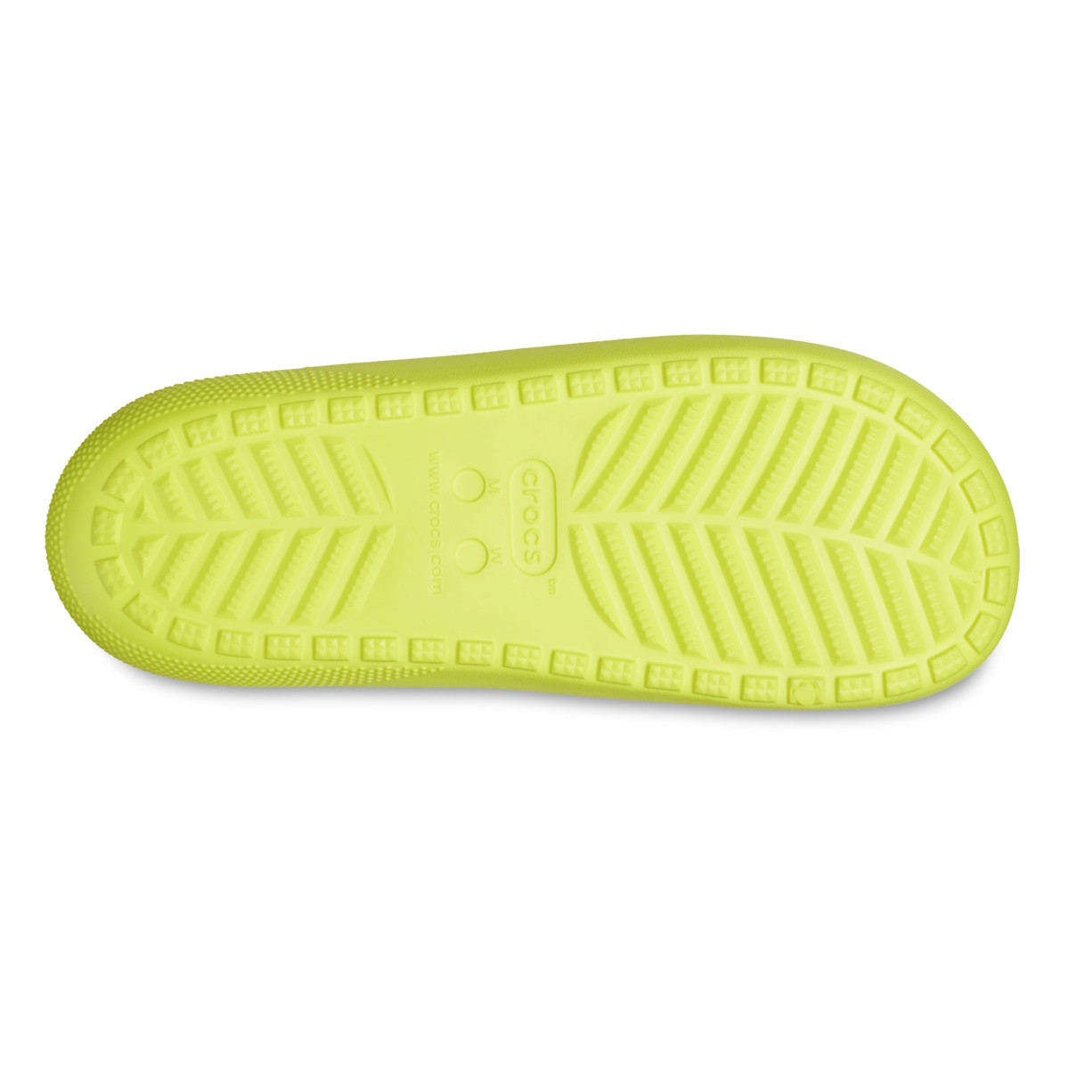 Papuci Crocs Classic Slide V2 Verde - Acidity