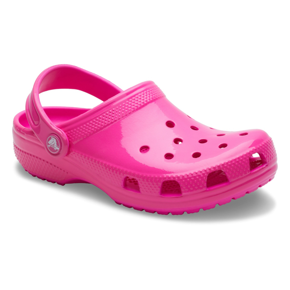 Saboti Crocs Classic Toddler Neon Highlighter Clog Roz - Pink Crush - 1 | YEO