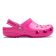 Saboti Crocs Classic Toddler Neon Highlighter Clog Culoare Roz - Pink Crush