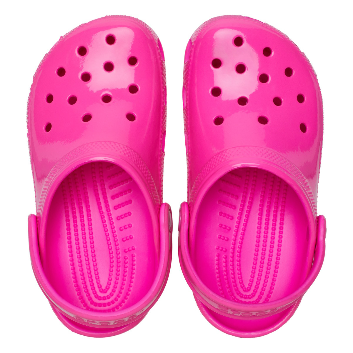 Saboti Crocs Classic Toddler Neon Highlighter Clog Roz - Pink Crush - 4 | YEO