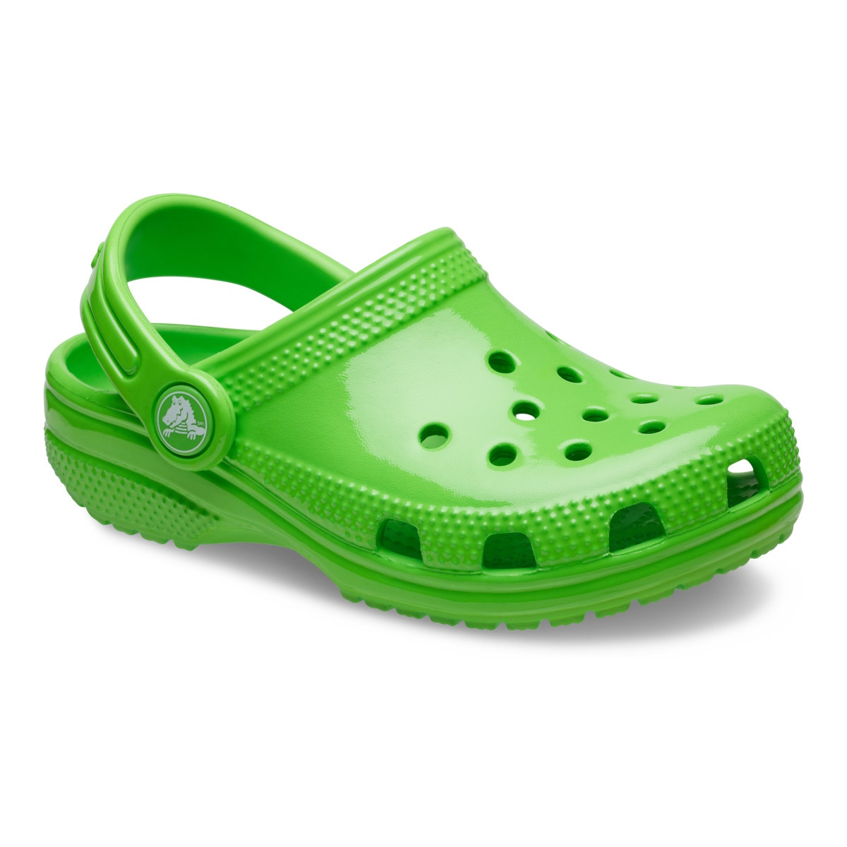 Saboti Crocs Classic Toddler Neon Highlighter Clog Verde - Green Slime - 1 | YEO