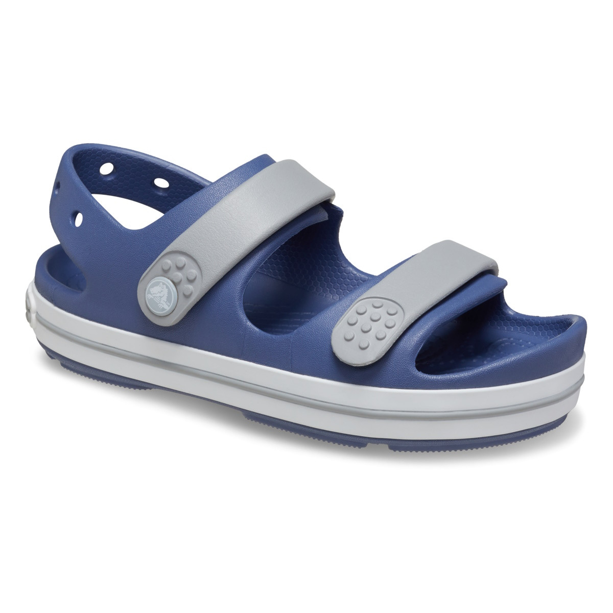Sandale Crocs Toddler Crocband Cruiser Sandal Albastru - Bijou Blue/Light Grey - 2 | YEO
