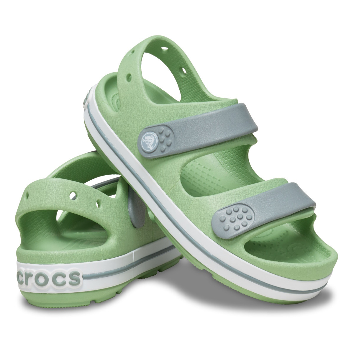 Sandale Crocs Toddler Crocband Cruiser Sandal Verde - Fair Green/Dusty Green - 3 | YEO