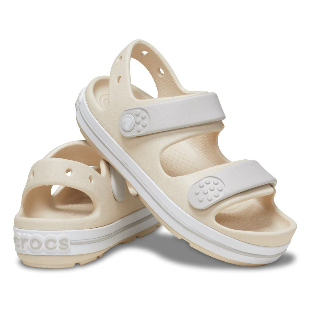 Sandale Crocs Toddler Crocband Cruiser Sandal Bej - Stucco/Atmosphere - 3 | YEO
