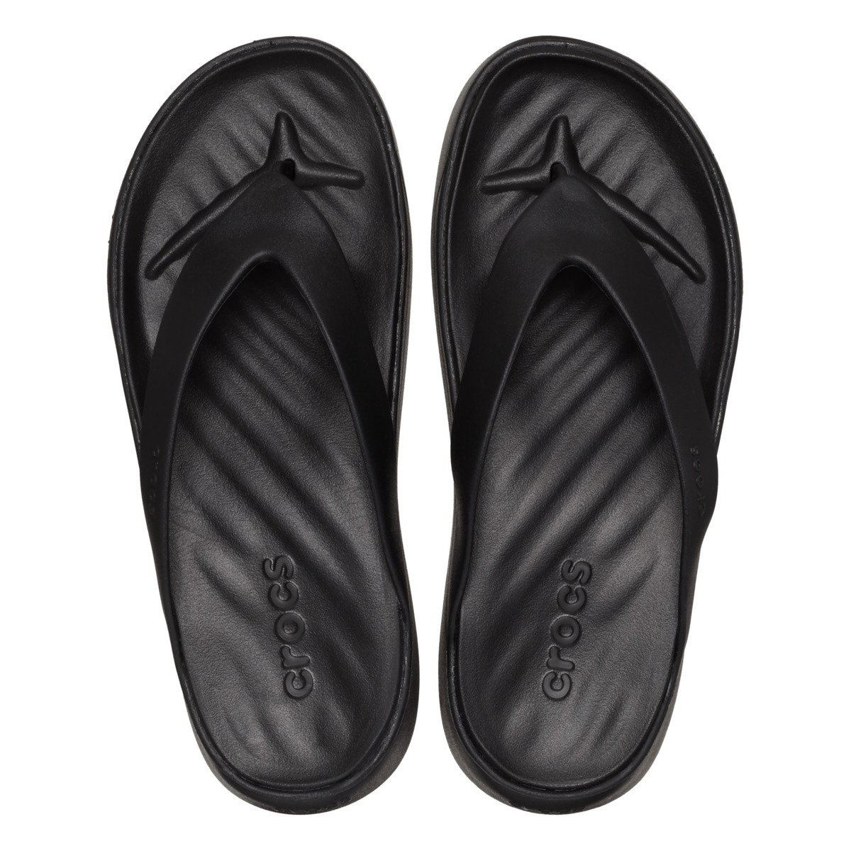 Slapi Crocs Getaway Flip Negru - Black - 4 | YEO