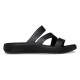 Papuci Crocs Getaway Strappy Culoare Negru - Black