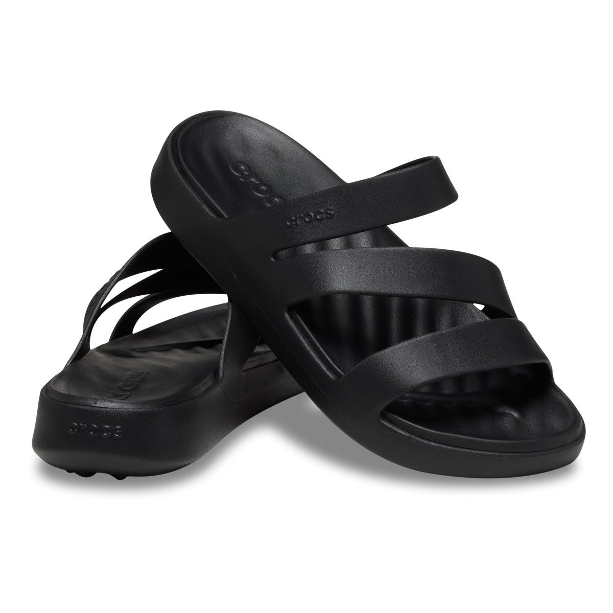 Papuci Crocs Getaway Strappy Negru - Black - 3 | YEO