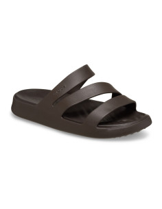 Papuci Crocs Getaway Strappy Maro - Espresso 2