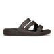 Papuci Crocs Getaway Strappy Culoare Maro - Espresso