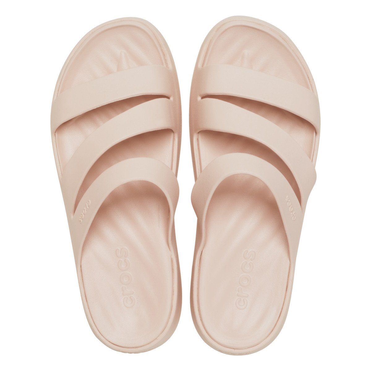 Papuci Crocs Getaway Strappy Roz - Quartz - 4 | YEO