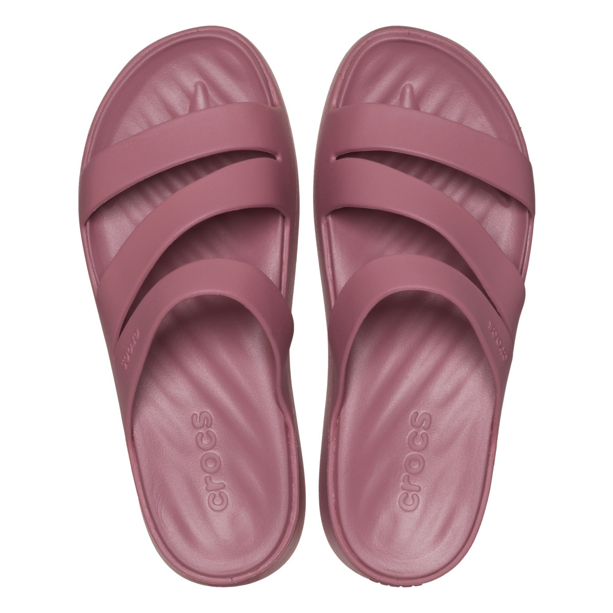 Papuci Crocs Getaway Strappy Roz - Cassis - 4 | YEO