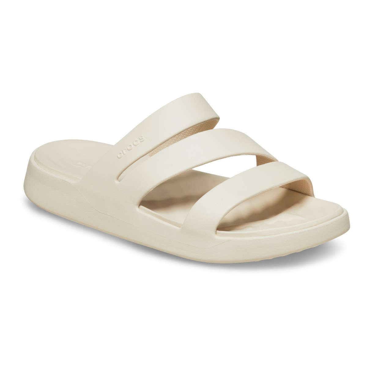 Papuci Crocs Getaway Strappy Bej - Stucco - 1 | YEO