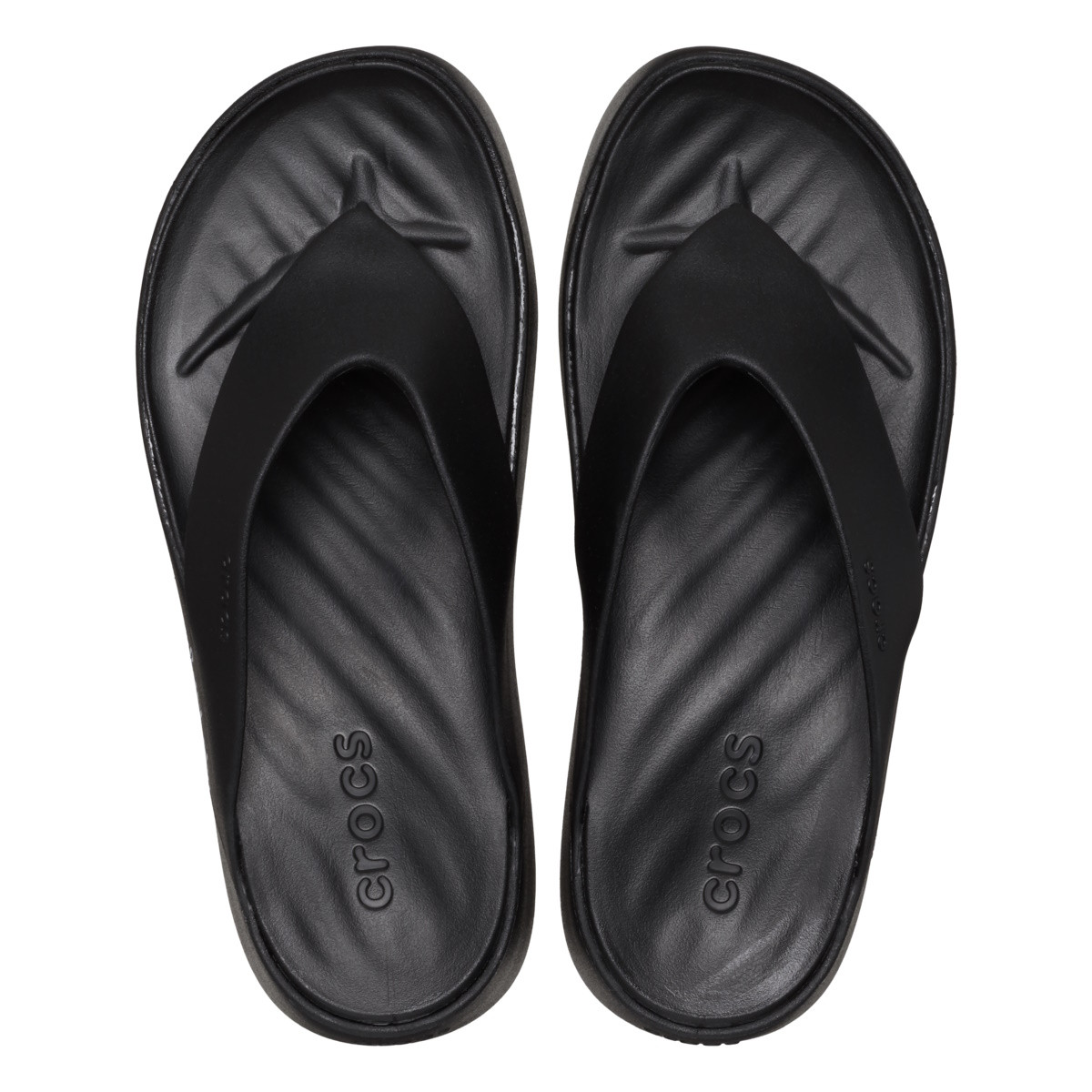 Slapi Crocs Getaway Platform Flip Negru - Black - 2 | YEO