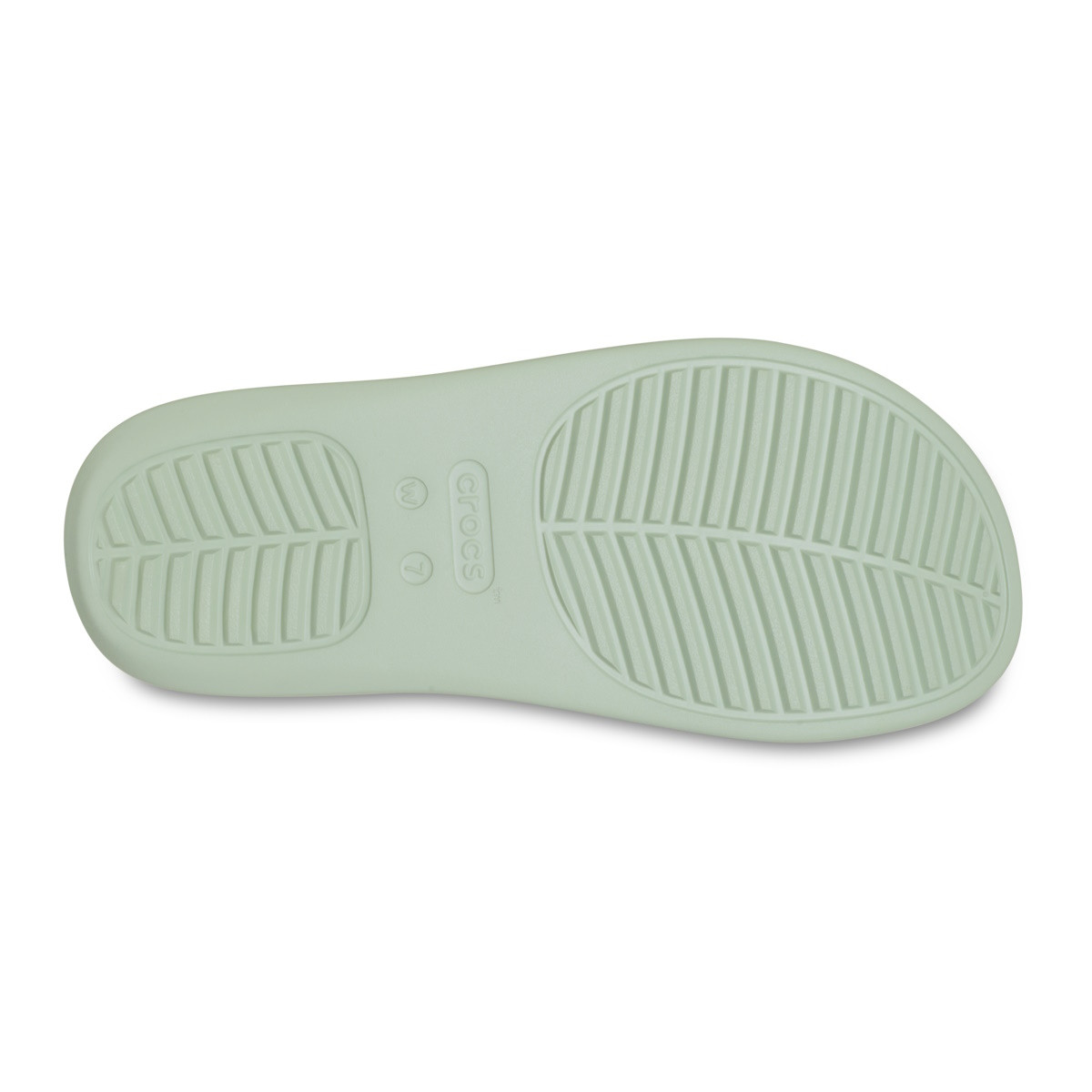 Slapi Crocs Getaway Platform Flip Verde - Plaster
