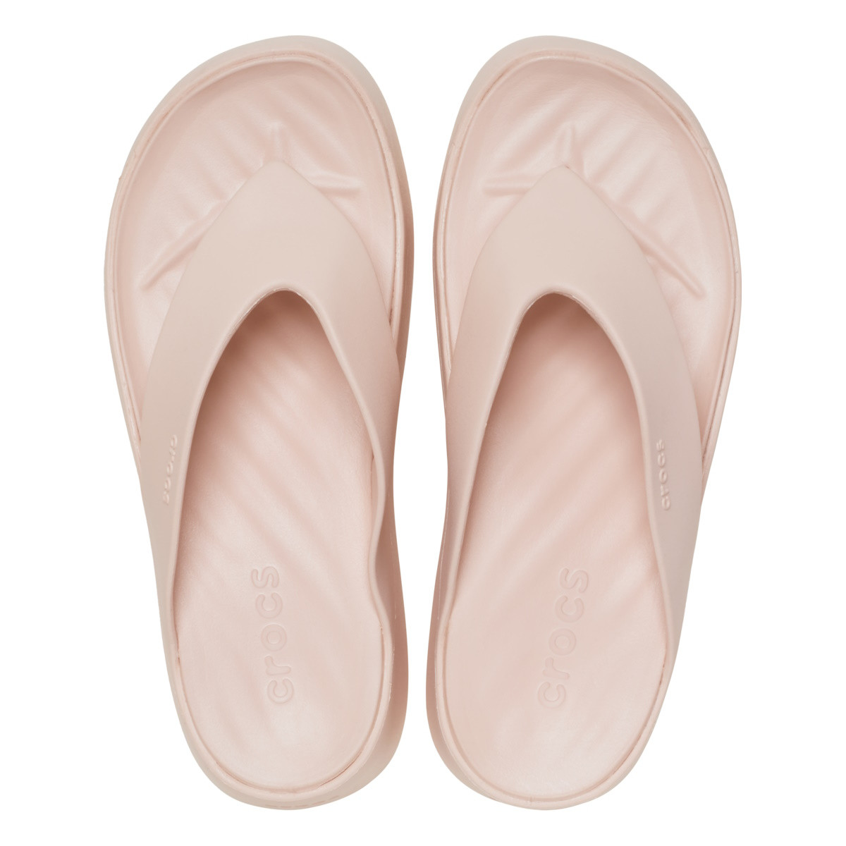 Slapi Crocs Getaway Platform Flip Roz - Quartz - 3 | YEO