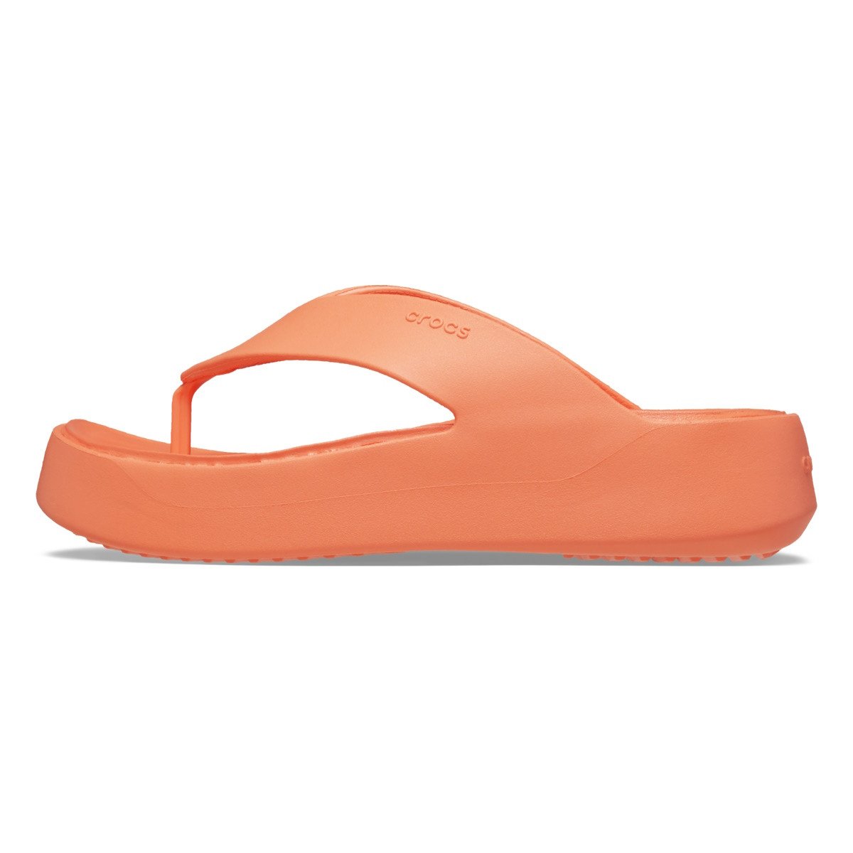 Slapi Crocs Getaway Platform Flip Portocaliu - Sunkissed - 2 | YEO
