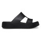 Papuci Crocs Getaway Platform H-Strap Culoare Negru - Black