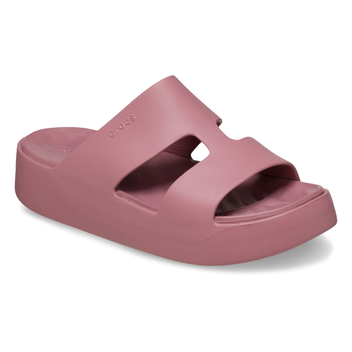 Papuci Crocs Getaway Platform H-Strap Roz - Cassis - 1 | YEO